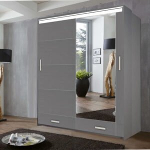 Florence High Gloss Wardrobe