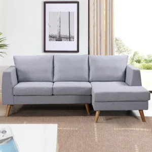 Eve Fabric 3 Seater Corner Sofa