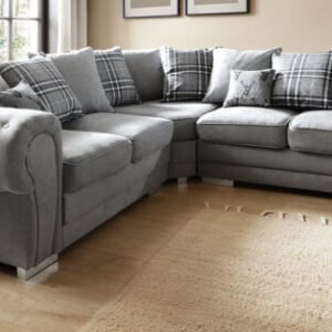 Verona Corner – 3+2 Seater Sofa Set – Grey