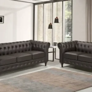 Chesterfield 3+2 Seater PU Leather